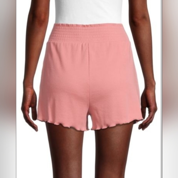 BCBGeneration Rib-Knit Shorts Size Small Pink NWOT - Picture 2 of 9